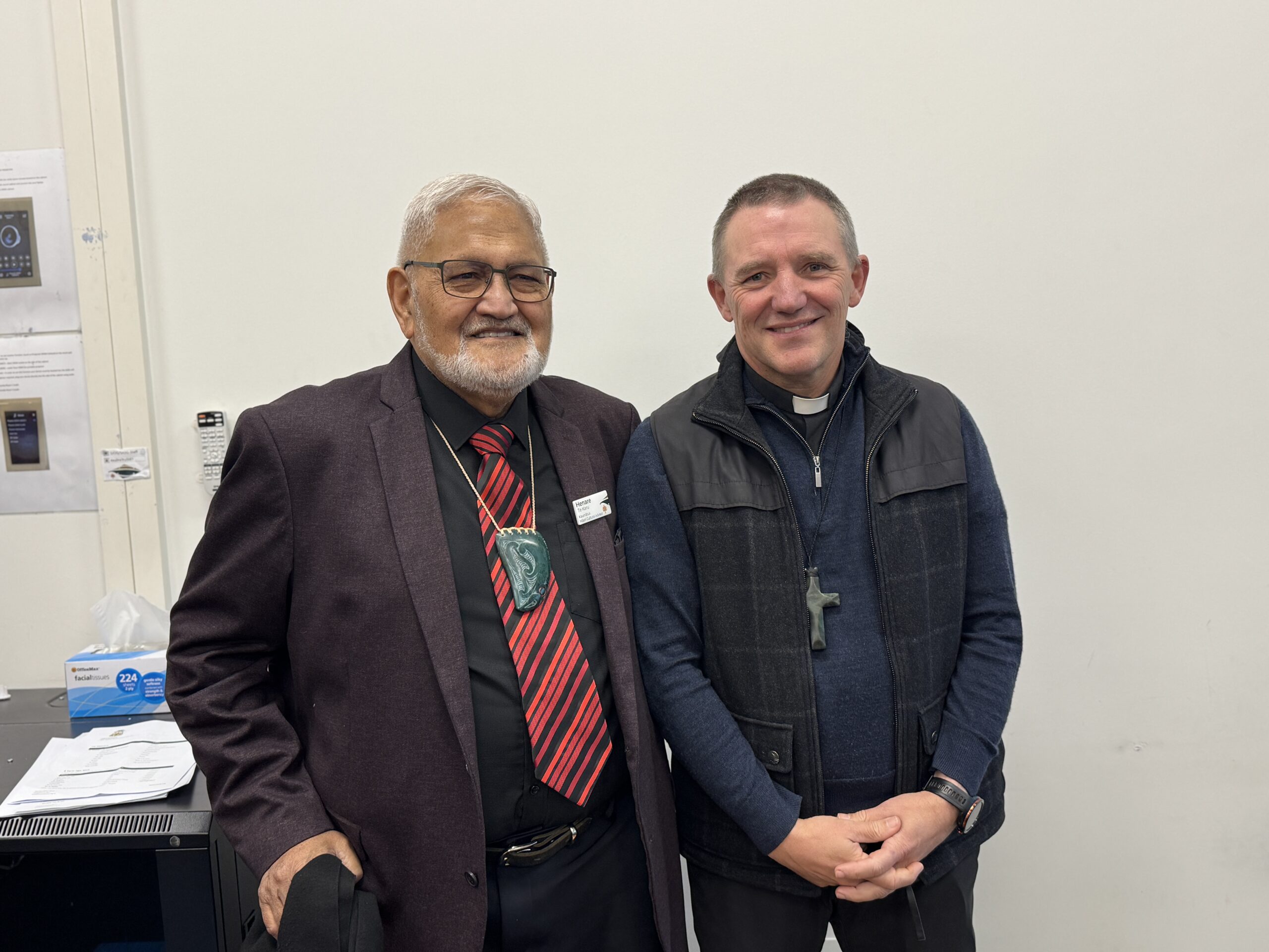 Bishop Michael Gielen at Waipuna Youth Services, 7 July 2026
